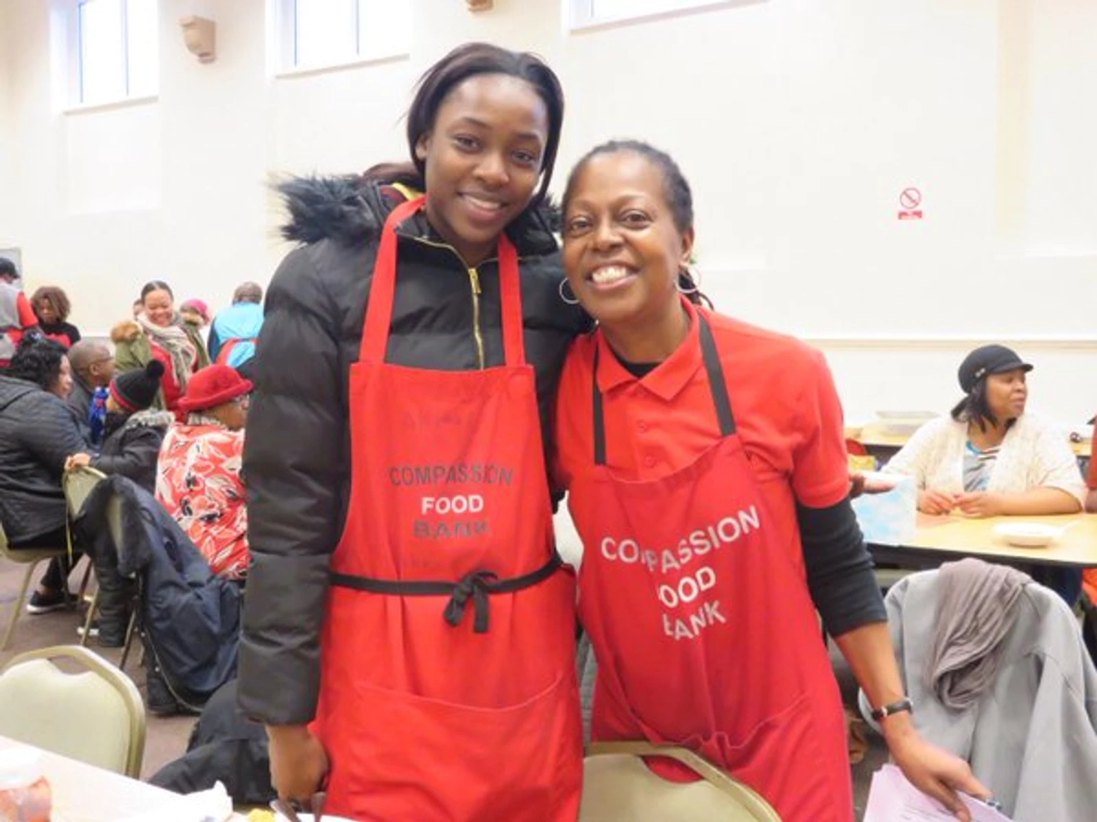 Shanice Beckford Dropped in to help